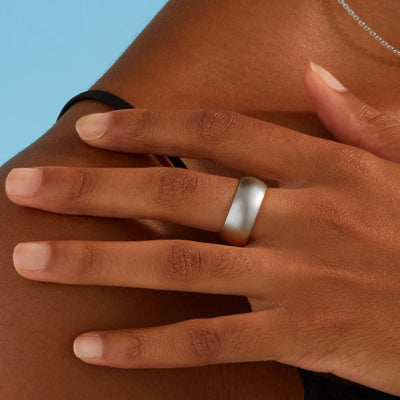 Wide Ring - Platinum