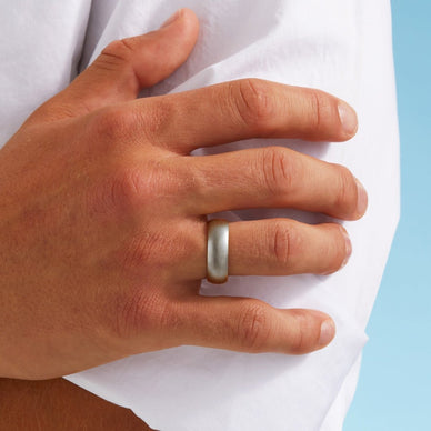 Wide Ring - Platinum