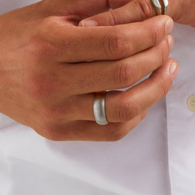 Wide Ring - Platinum