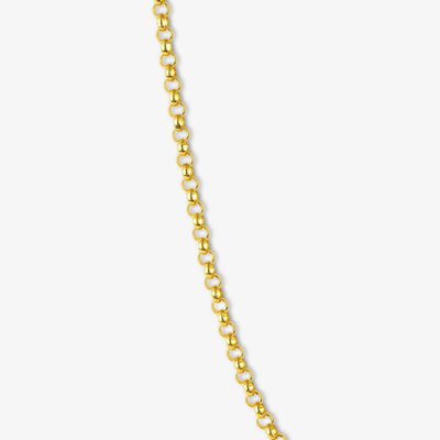 Wide Rolo Chain Bracelet - Gold 24k
