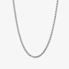 Wide rolo chain necklace