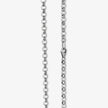 Wide Rolo Chain Necklace - Platinum