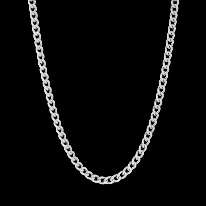 Diamond Cut Curb Chain Necklace