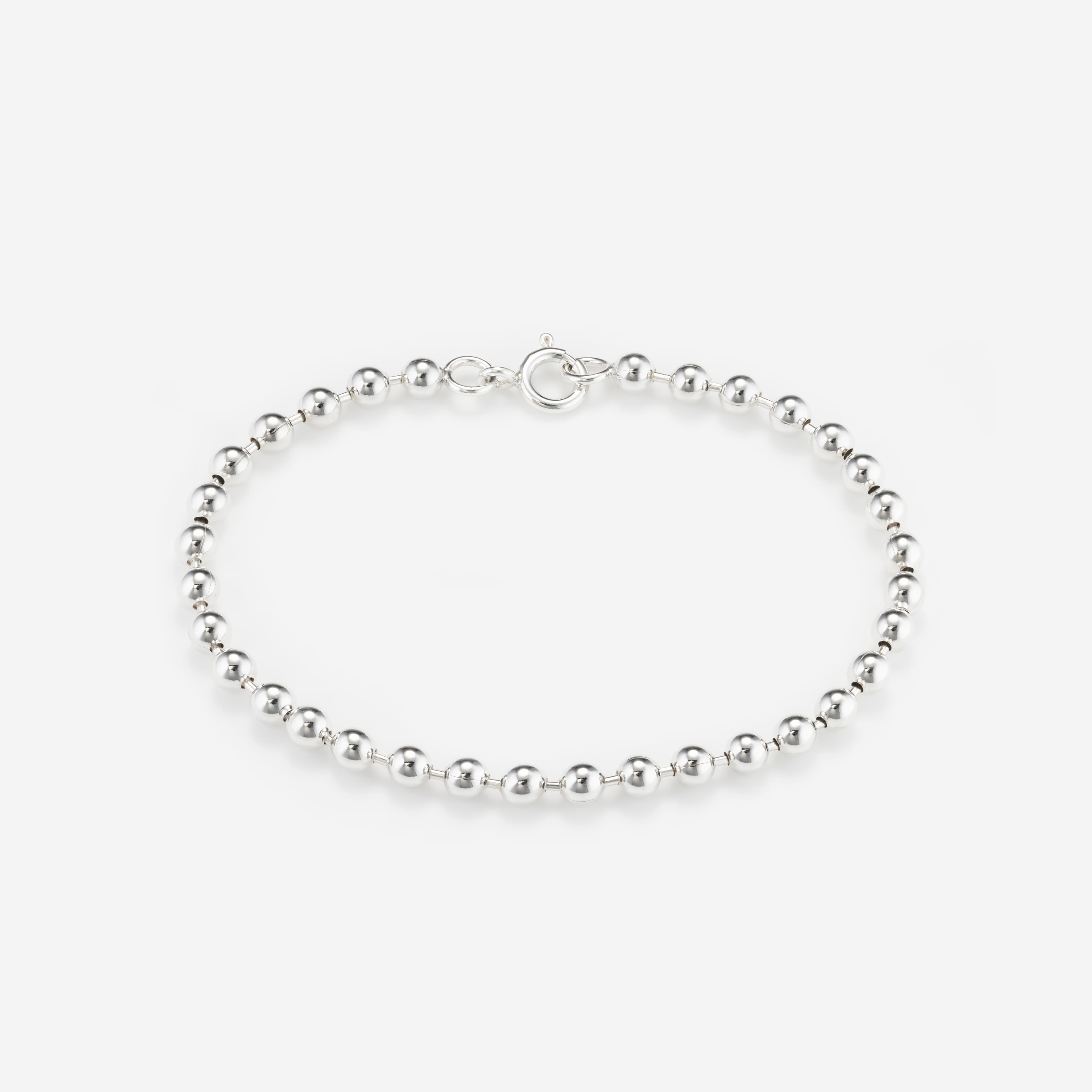 Shop Silver Bracelet Chains Bead Bracelet