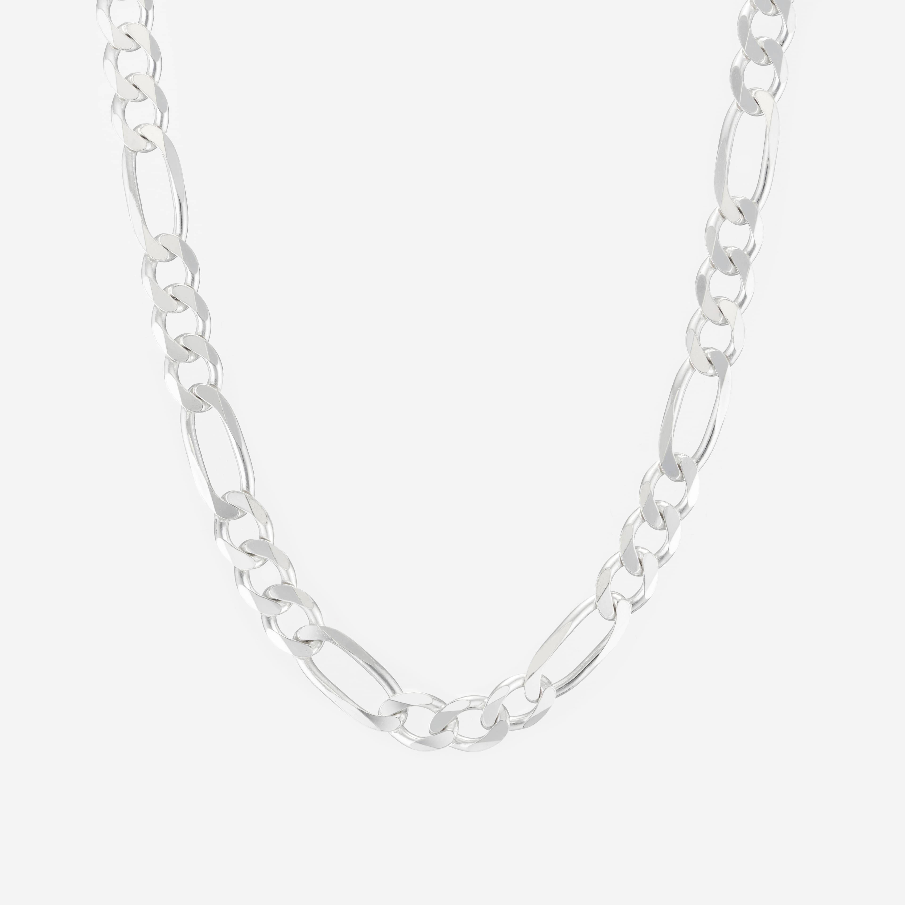 Shop Silver Necklace Chains Figaro Chain Necklace