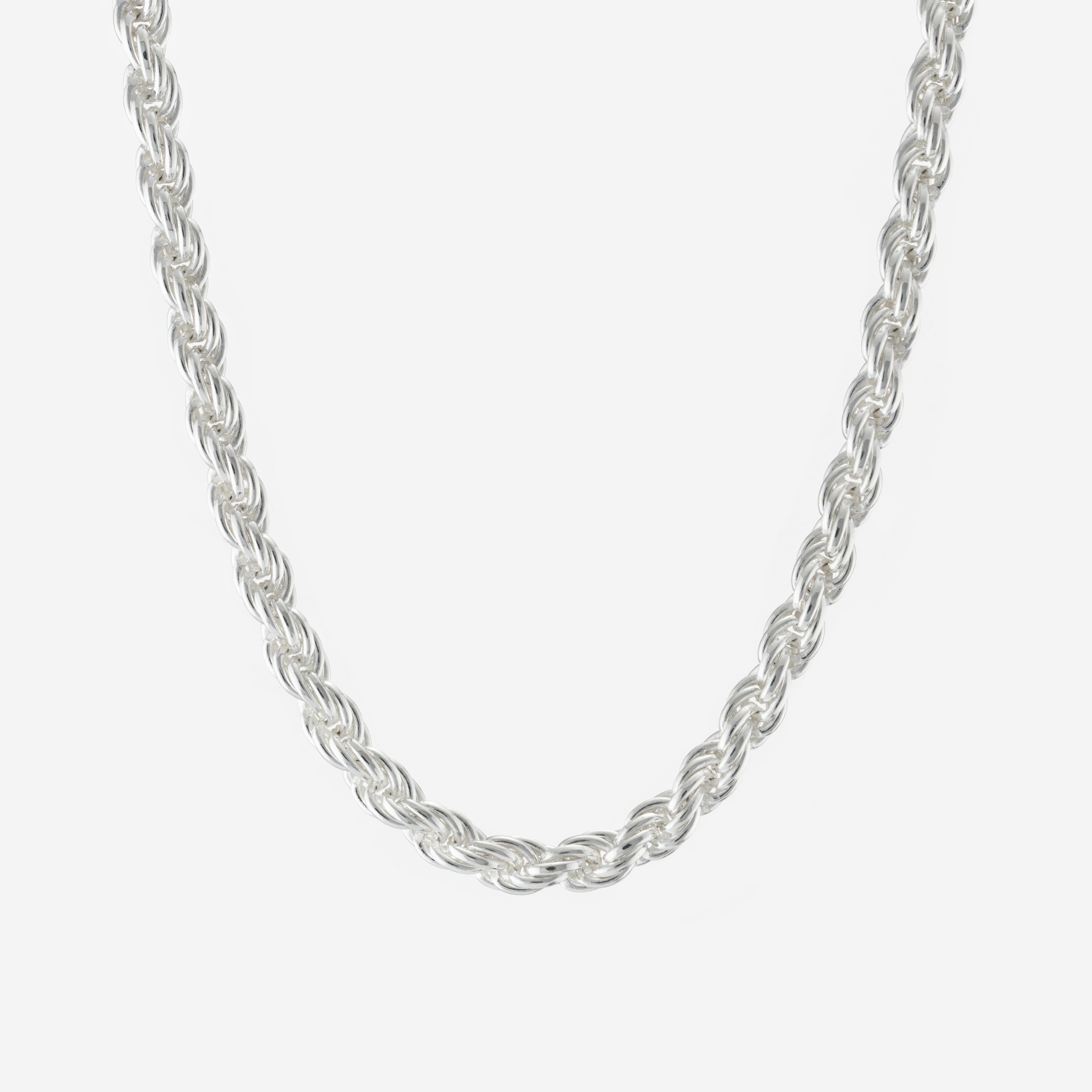 Shop Silver Necklace Chains Rope Chain Necklace