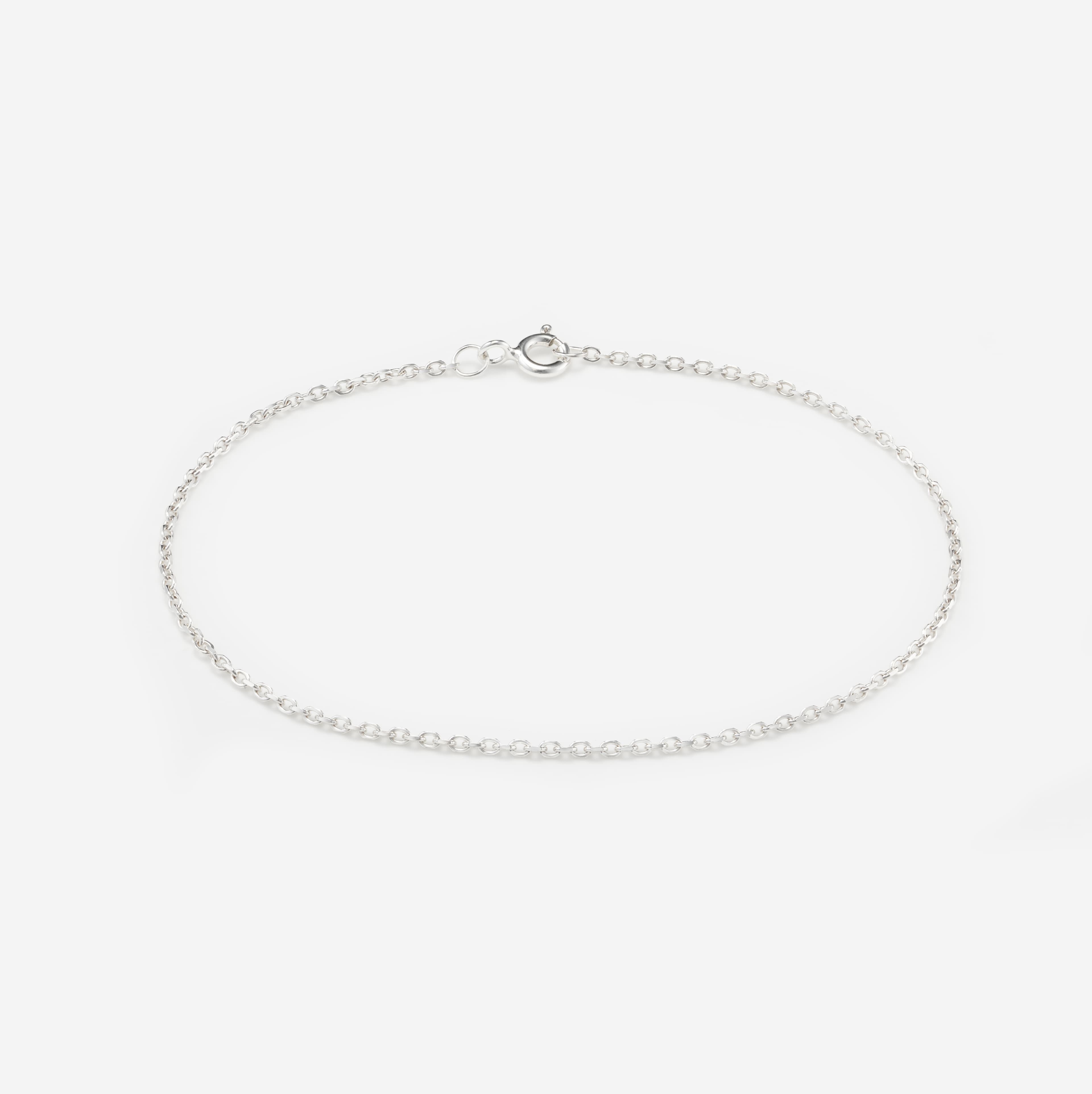 Shop Silver Bracelet Chains Trace Chain Bracelet