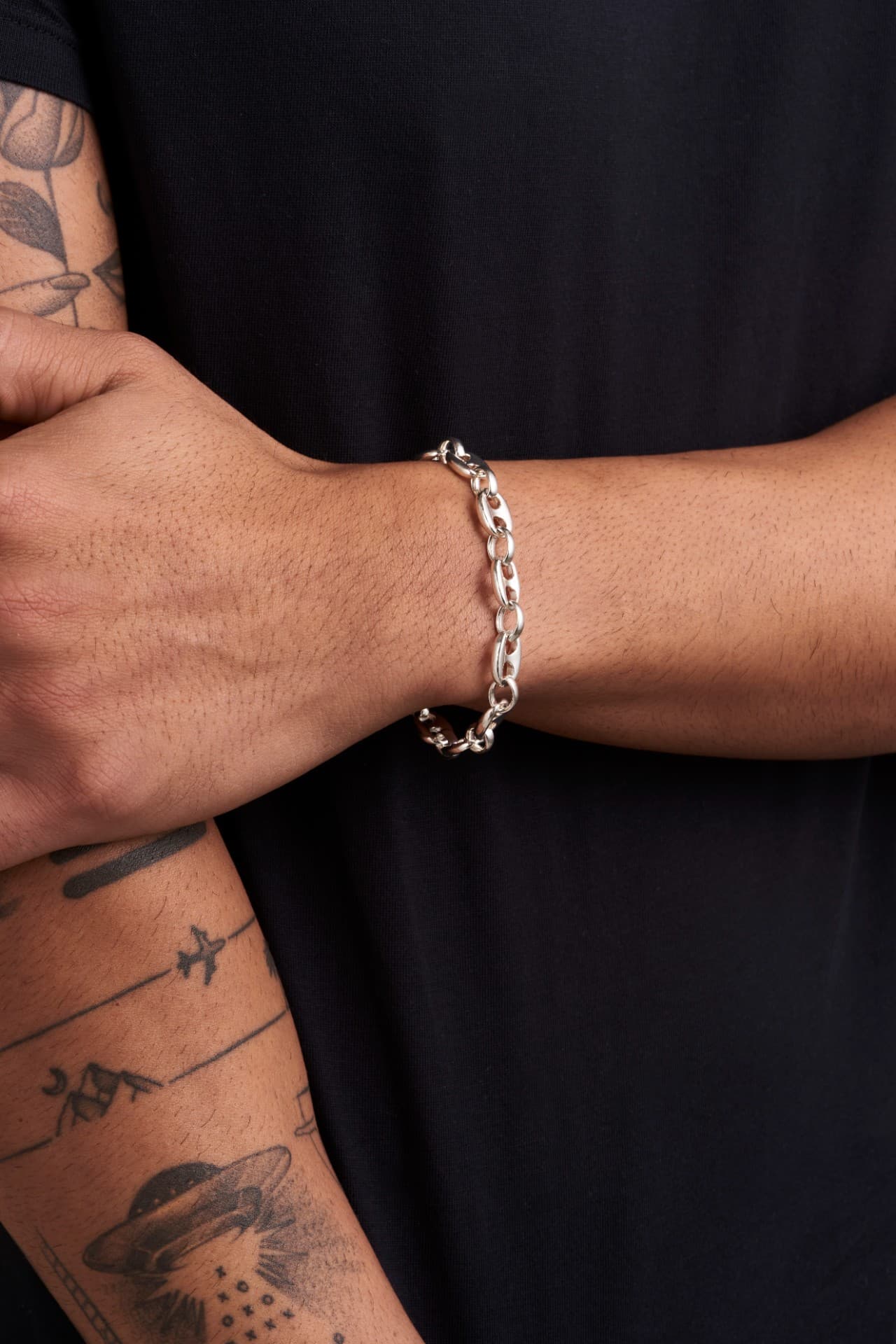 Shop Silver Bracelet Chains Marine Chain Bracelet