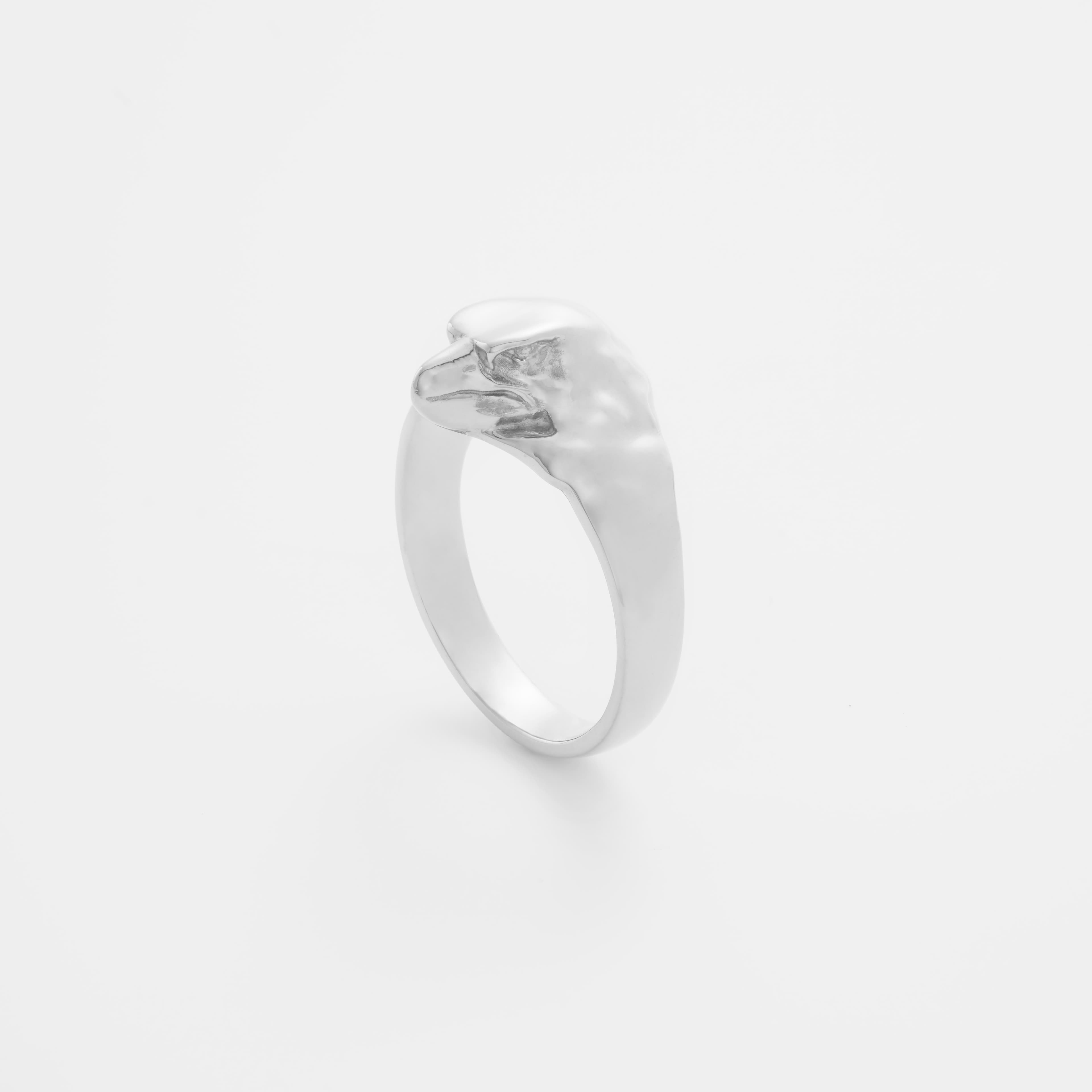 Shop Silver Rings 7879 Hawk Ring