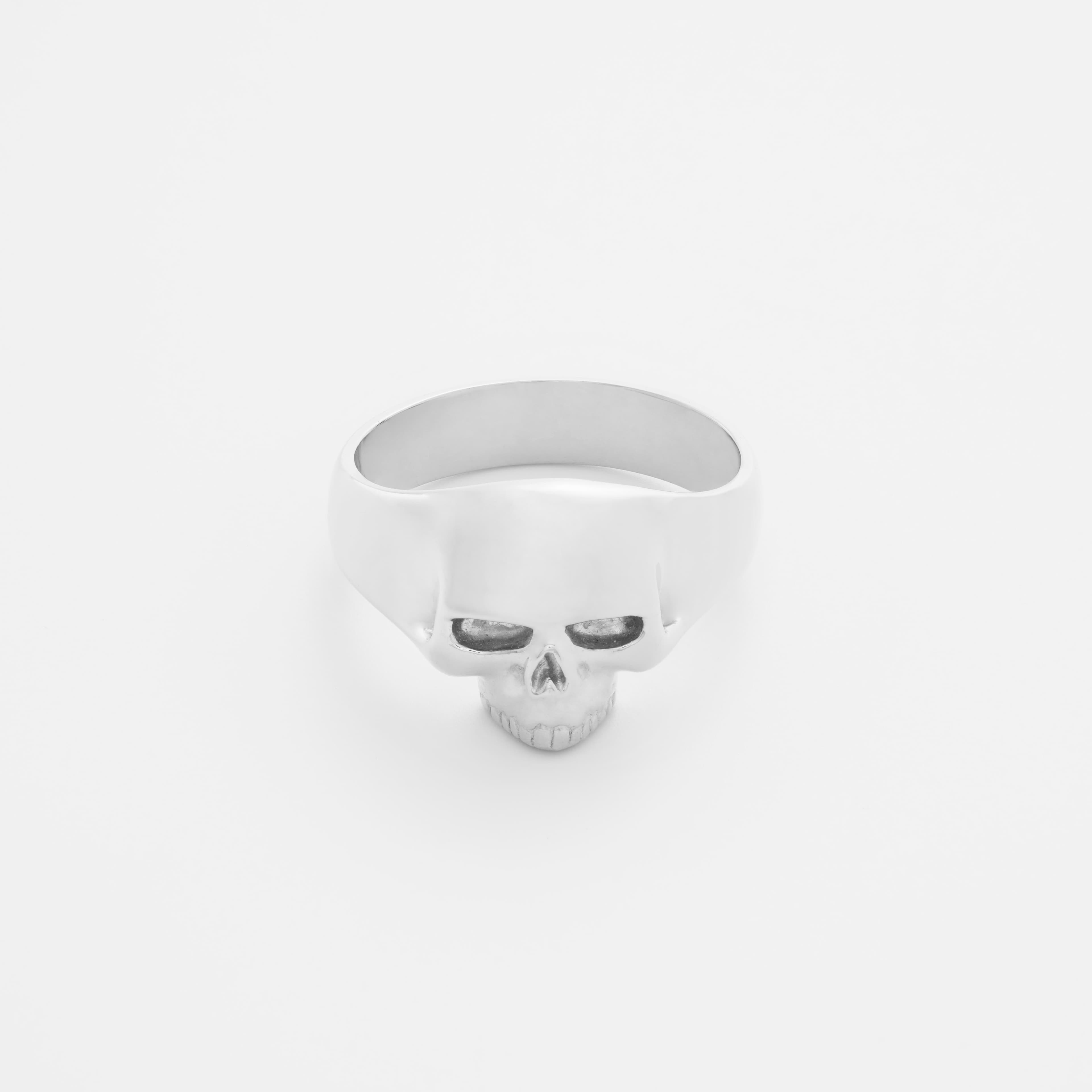 Shop Silver Rings 7879 Skull Ring