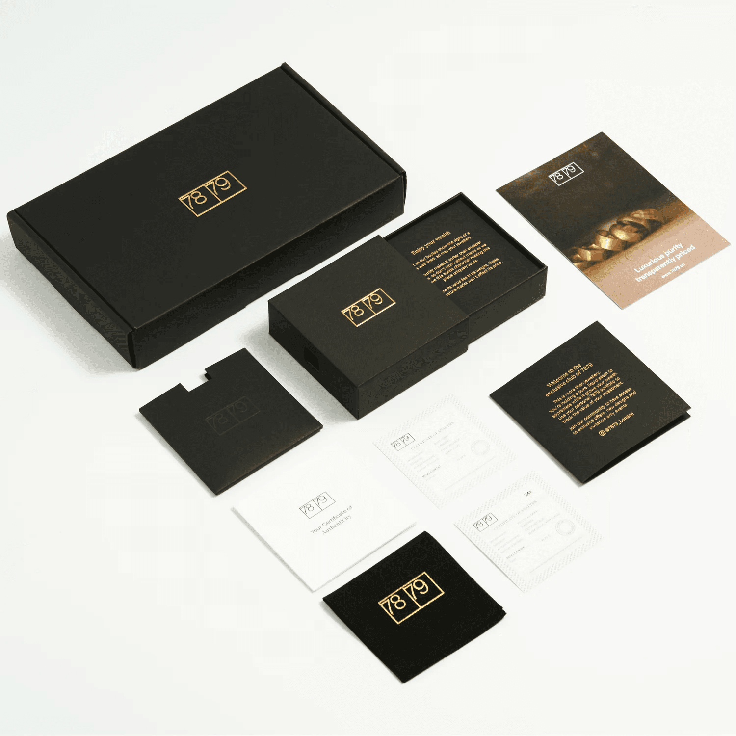 Premium gift packaging display