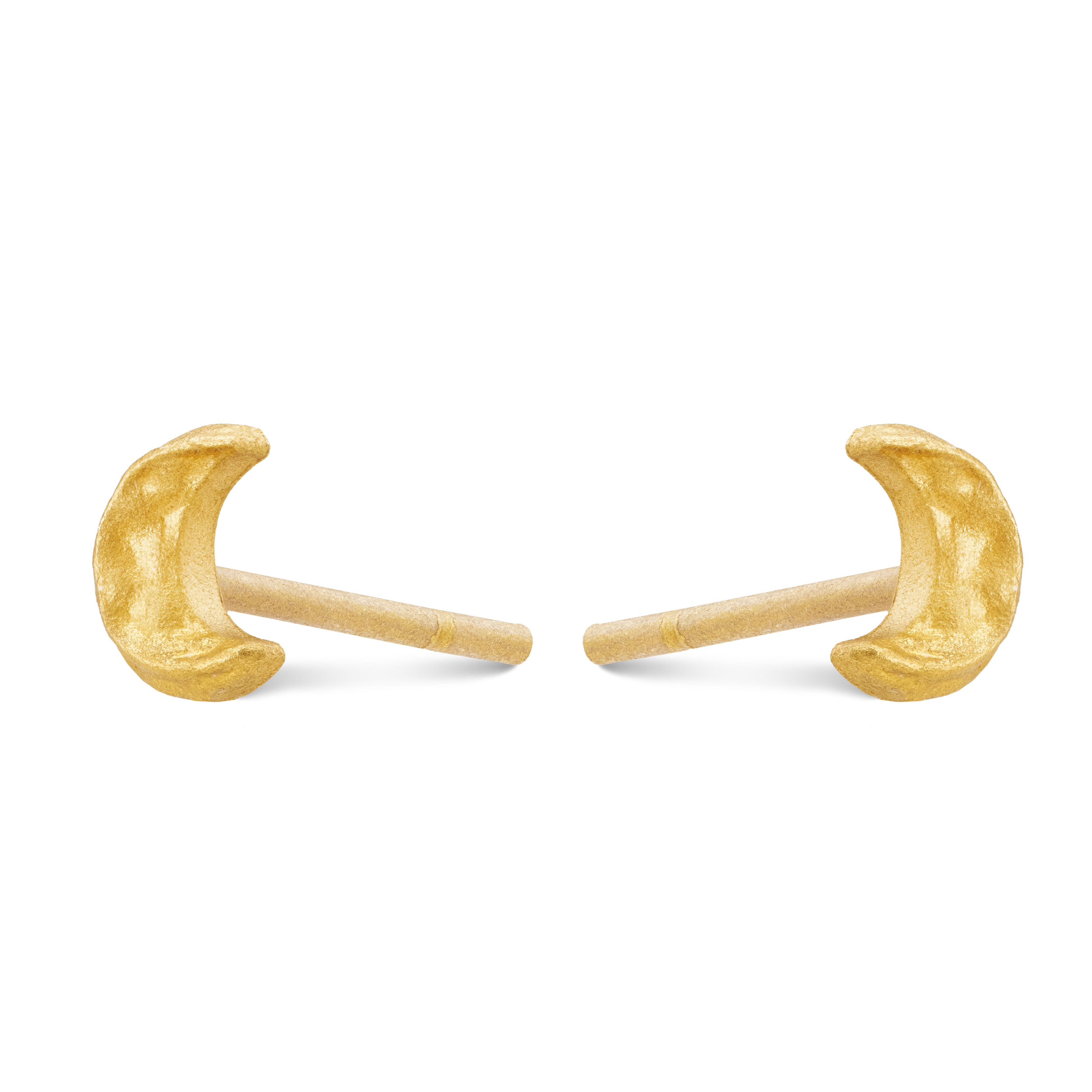 Shop Gold Earrings Crescent Moon Stud Earrings