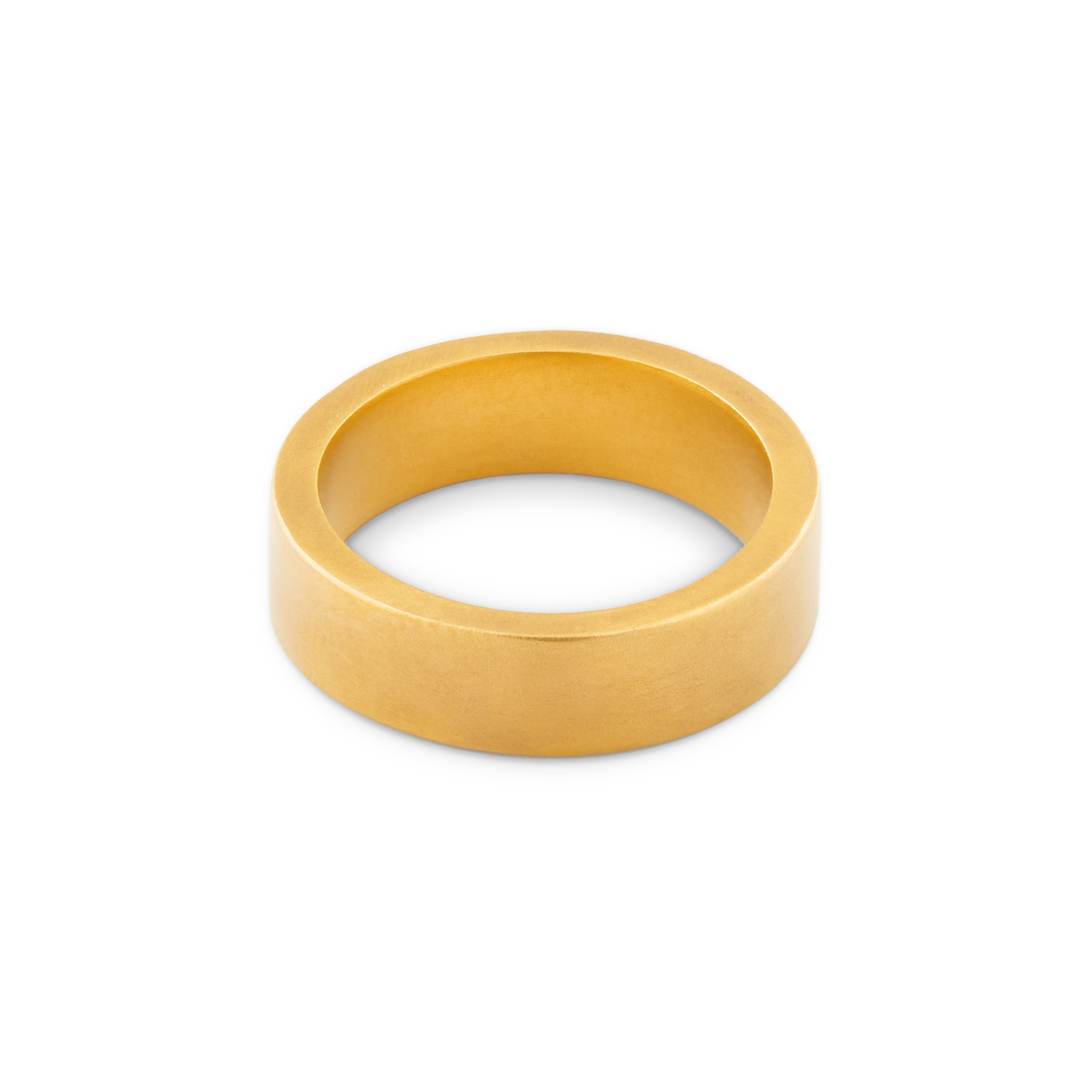 Shop Gold Rings Medium Flat Ring