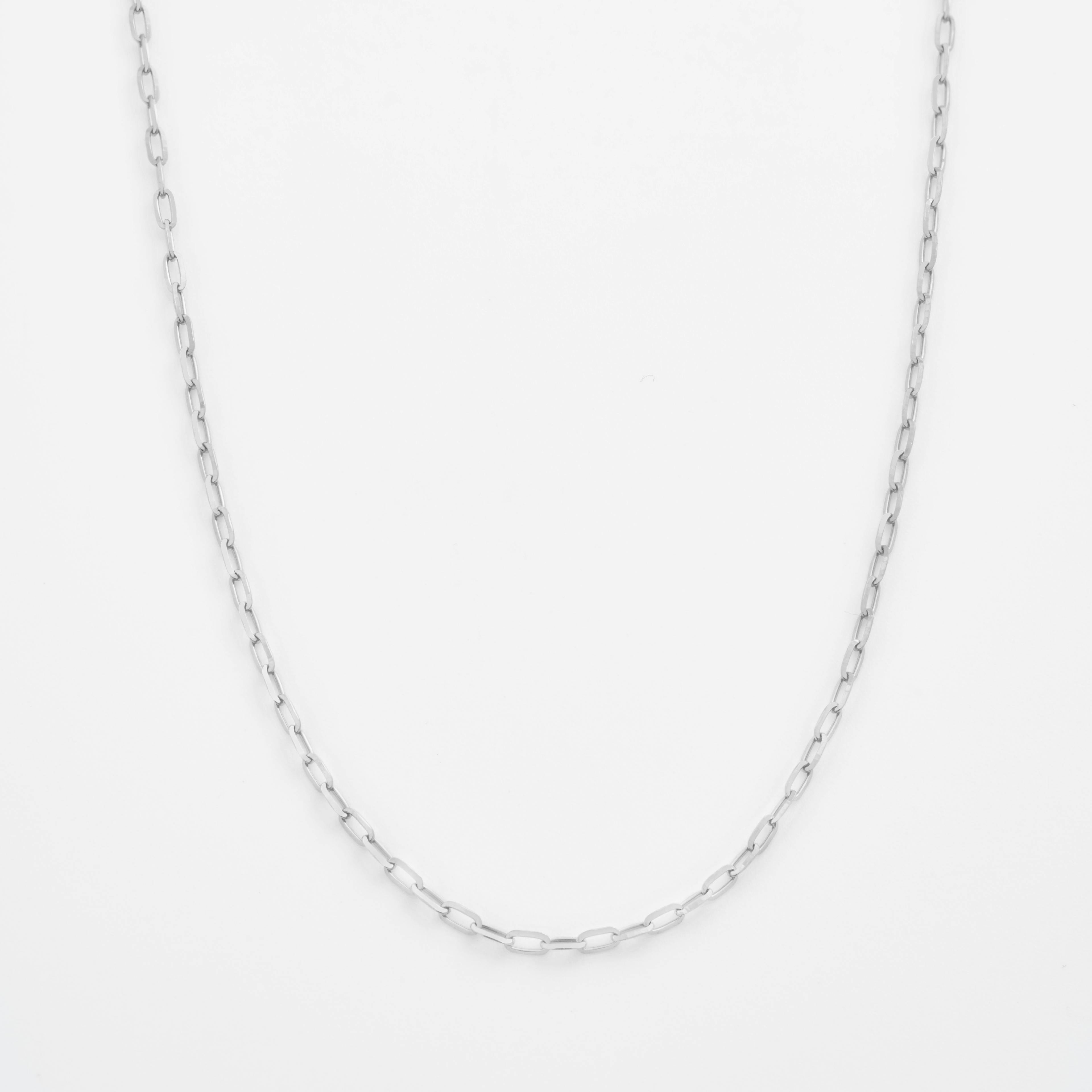 Shop platinum Necklaces Cable Chain Necklace