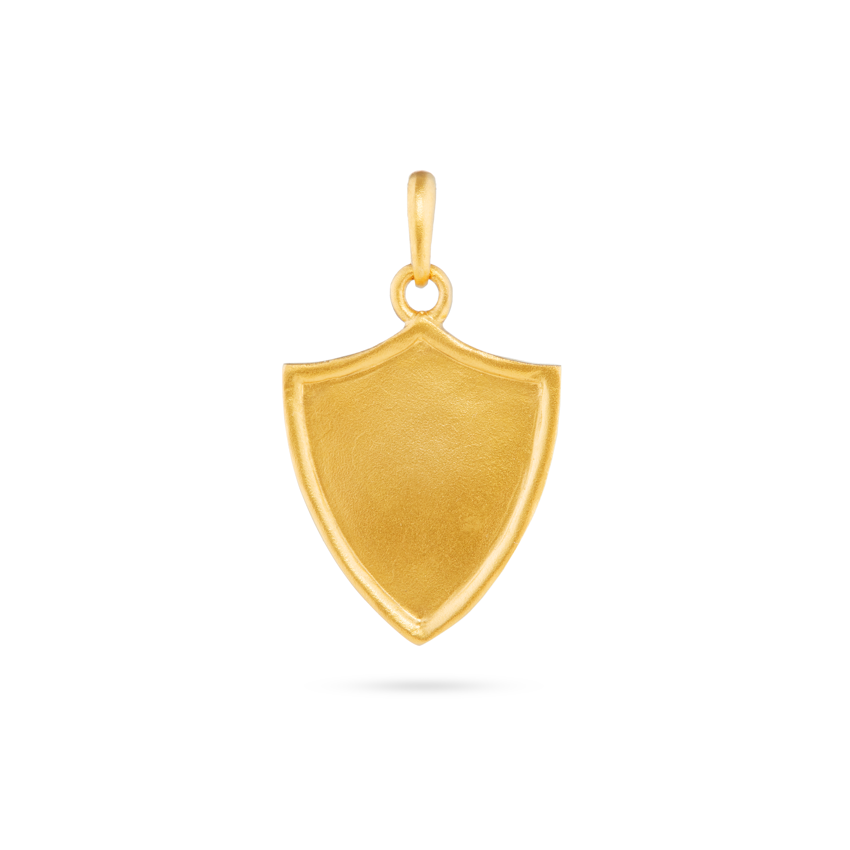 Shield Pendant Gold