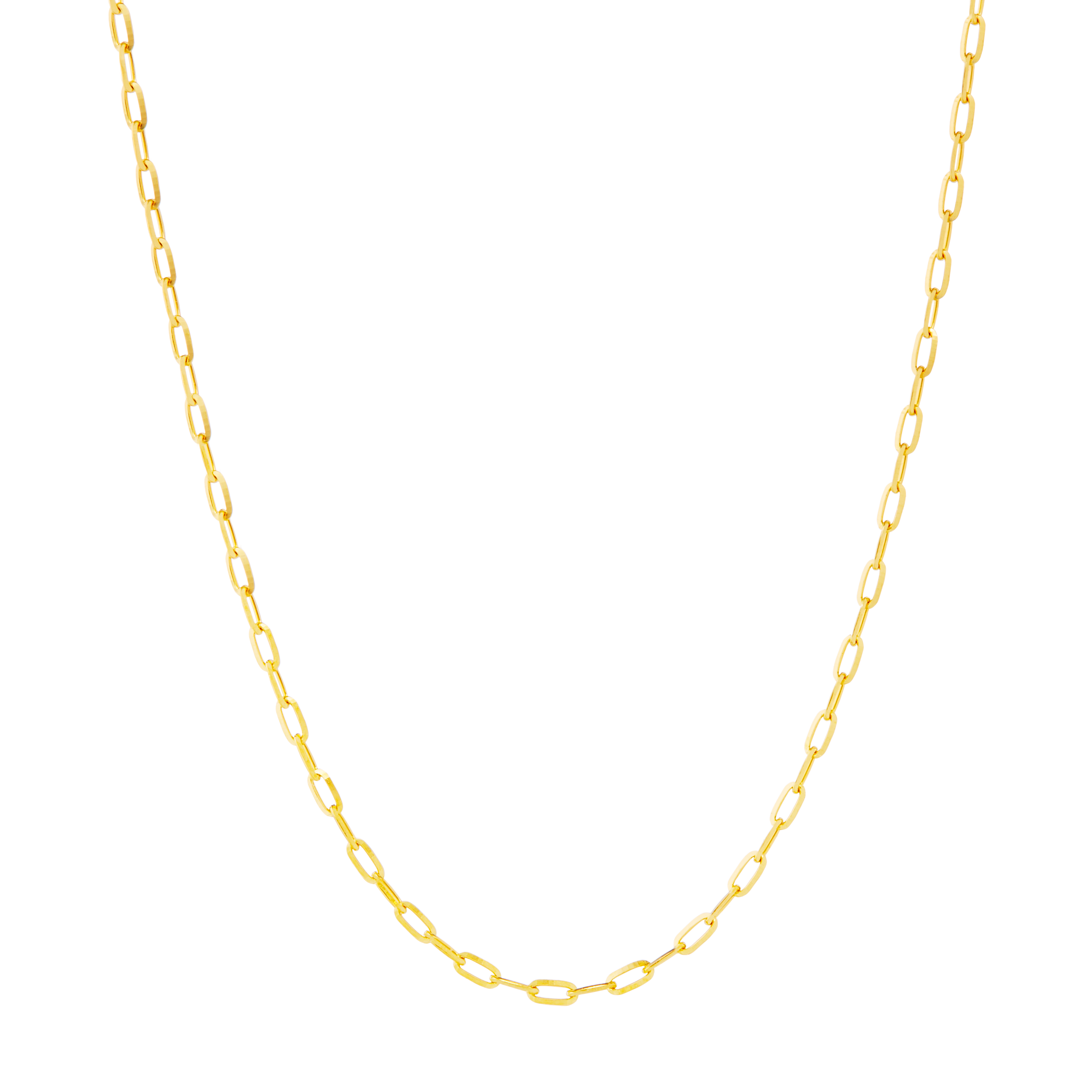 Cable Chain Necklace Gold