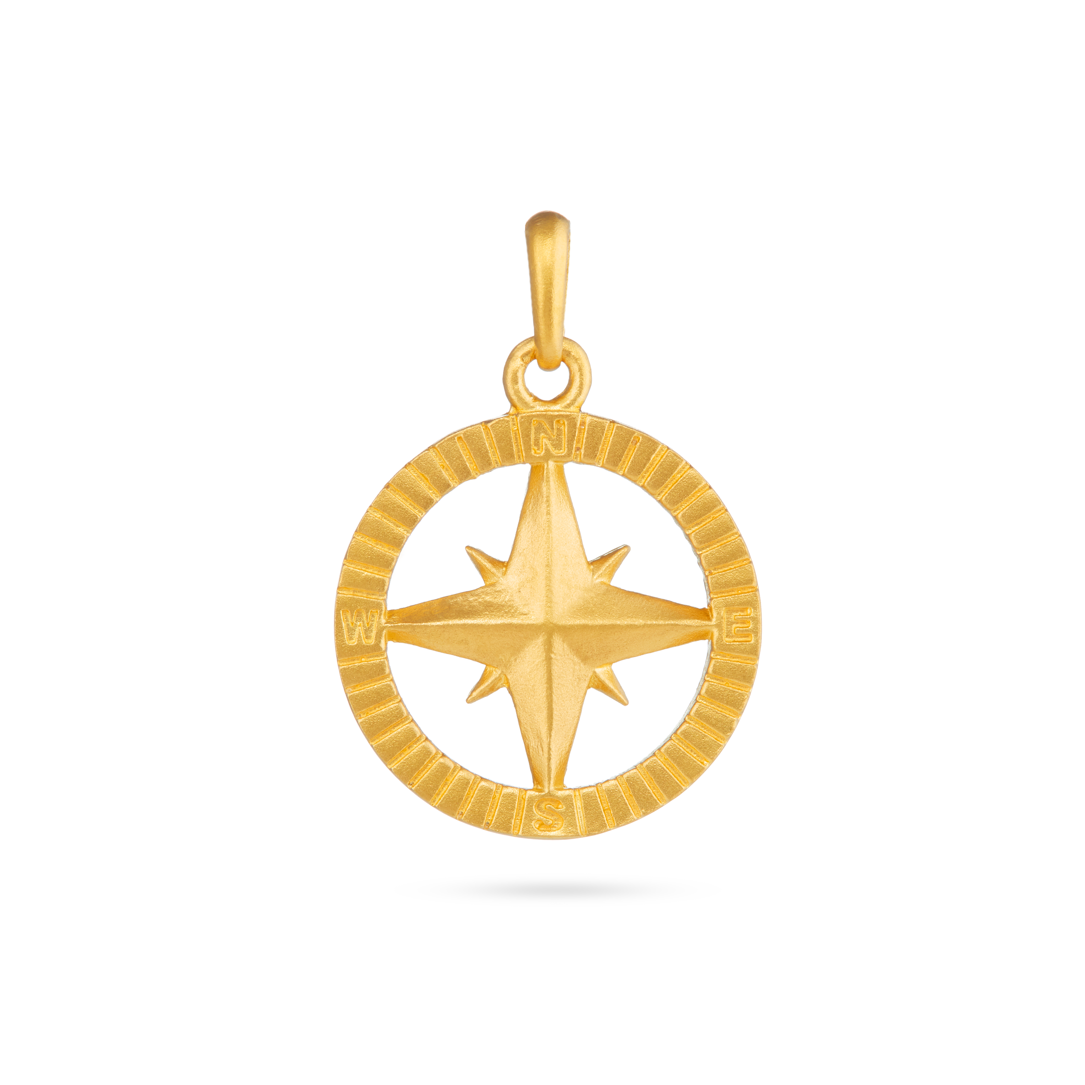 Shop Gold Pendants Compass Pendant