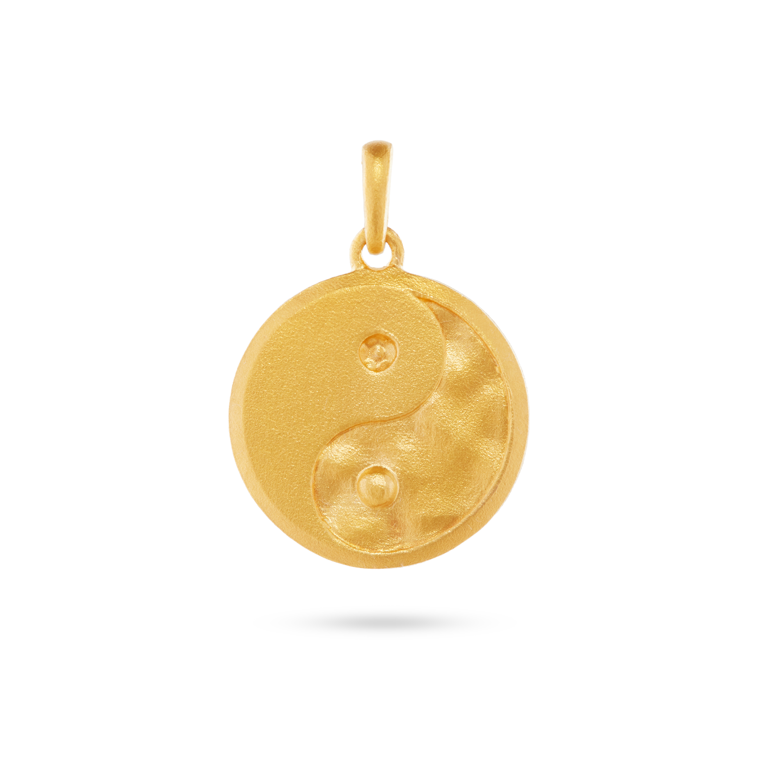 Yin Yang Pendant gold