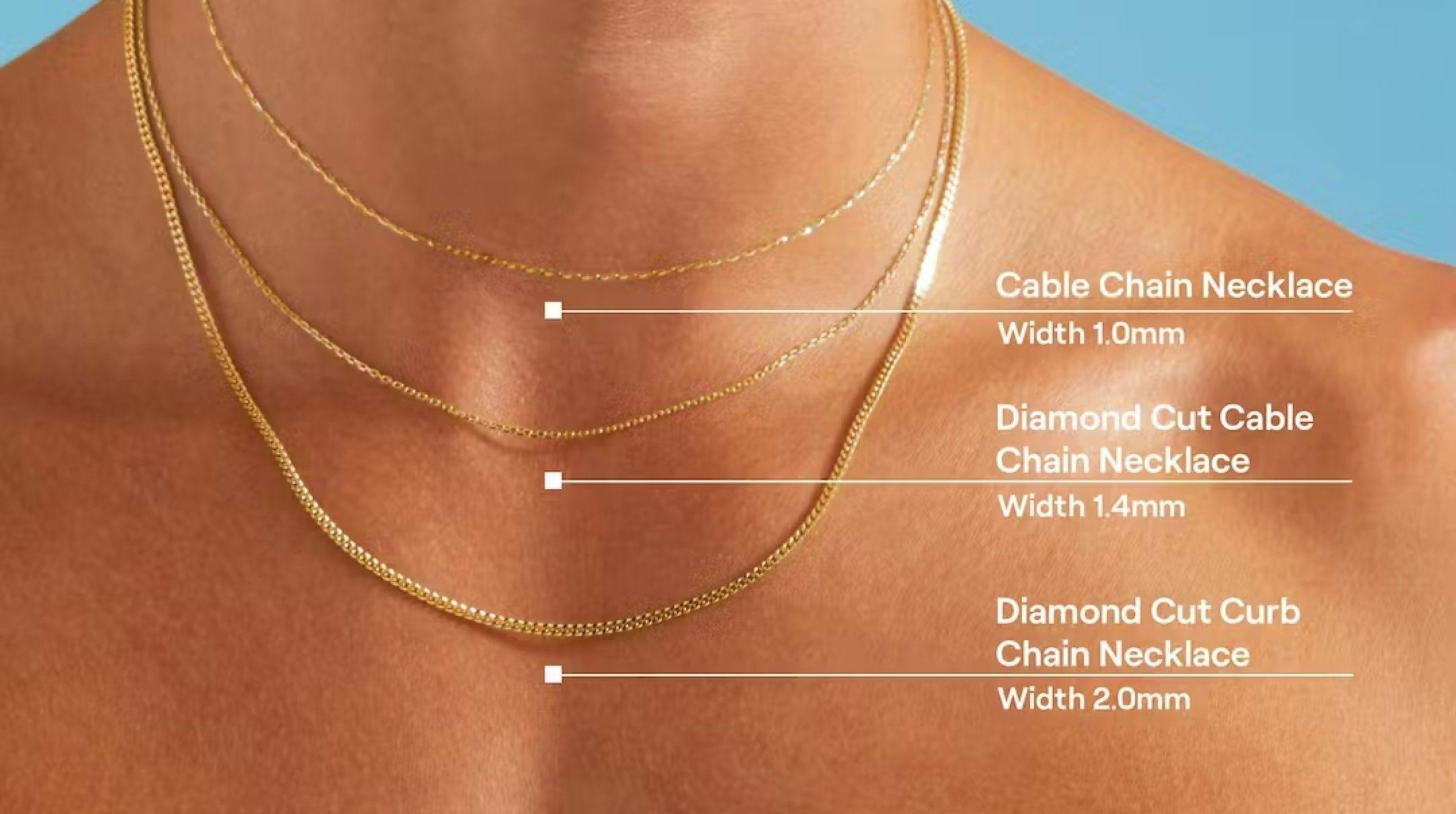 Model image - platinum Necklaces