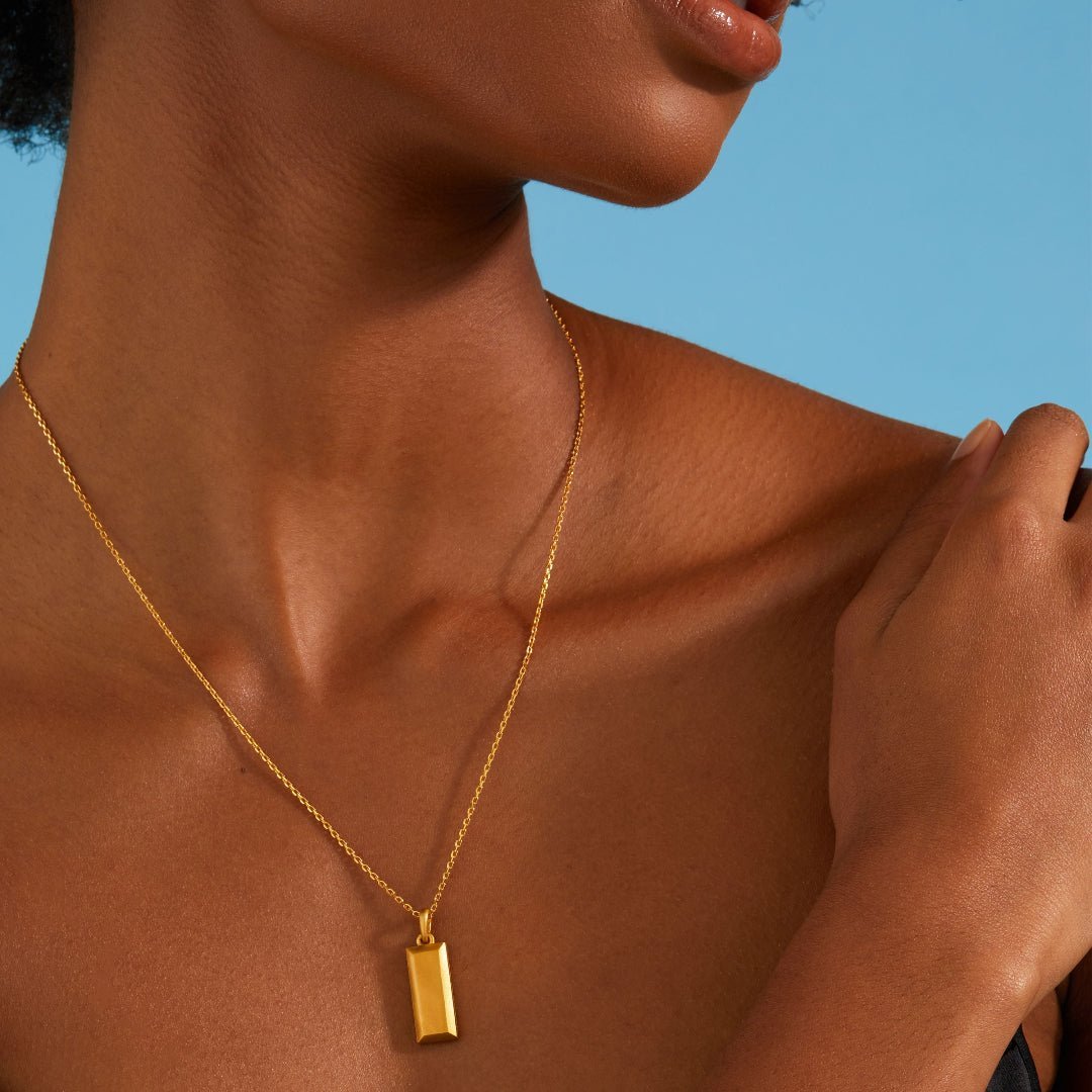 Shop Bullion Bar Pendant - Gold 24k | 7879